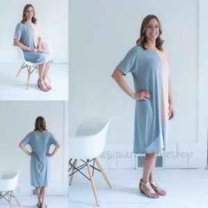 Color Block Dolman Dress